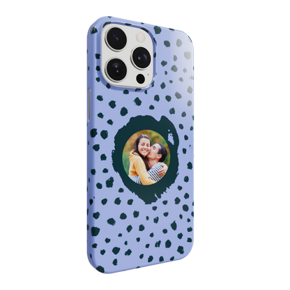 Grunge Dots Picture Style - Custom iPhone Case