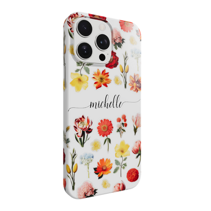 Flower Stickers - Custom Galaxy S Case