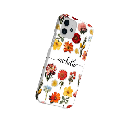 Flower Stickers - Custom iPhone Case