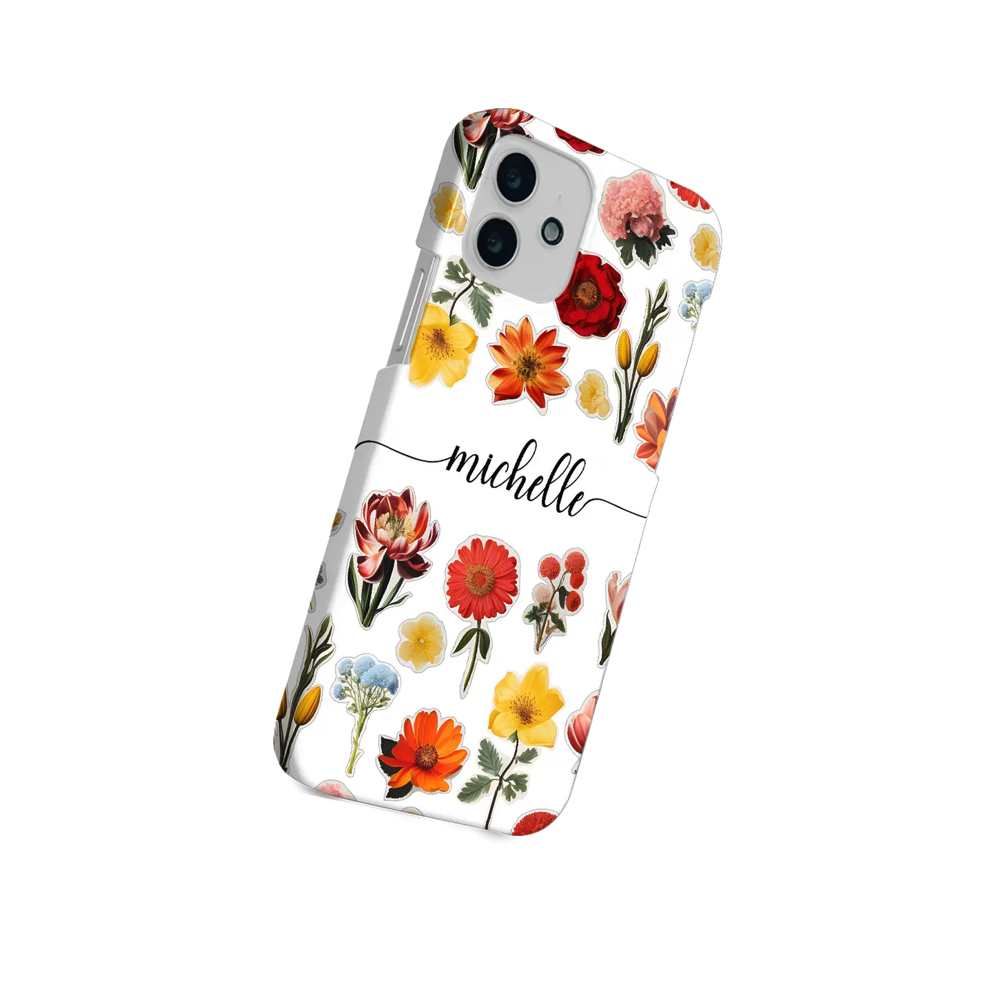 Flower Stickers - Custom Galaxy S Case