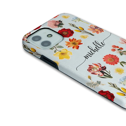 Flower Stickers - Custom iPhone Case