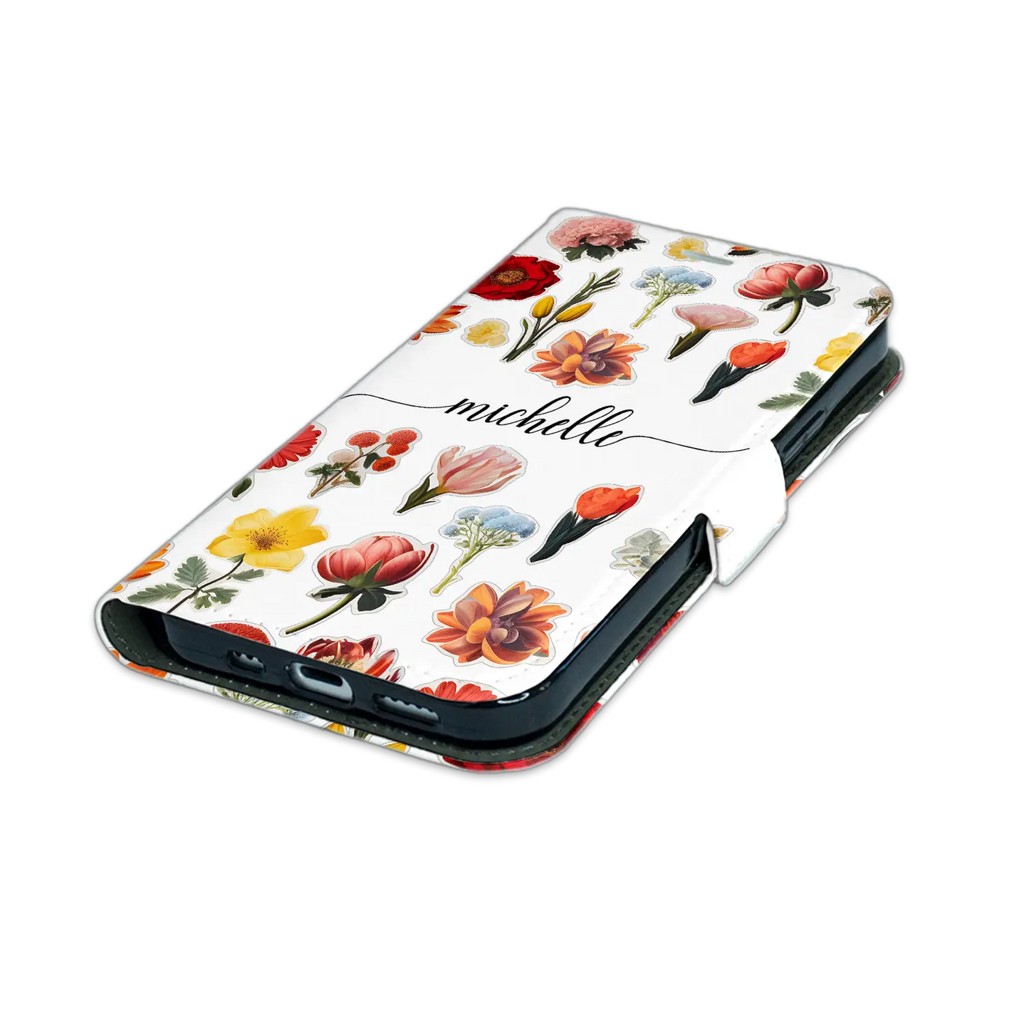 Flower Stickers - Custom Galaxy S Case