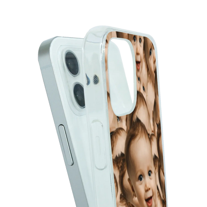 Overlappende ansigt - brugerdefineret iPhone-etui
