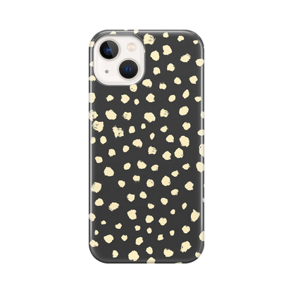 Grunge Dots - brugerdefineret iPhone-etui