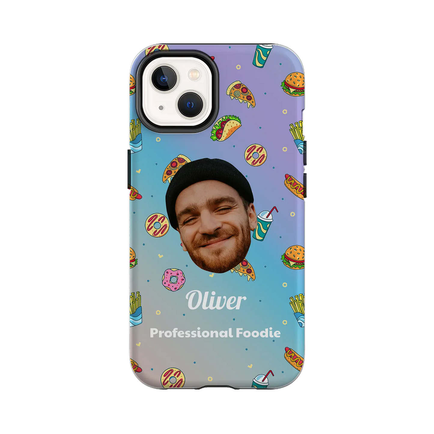 Let's Face It - mad - brugerdefineret iPhone-etui