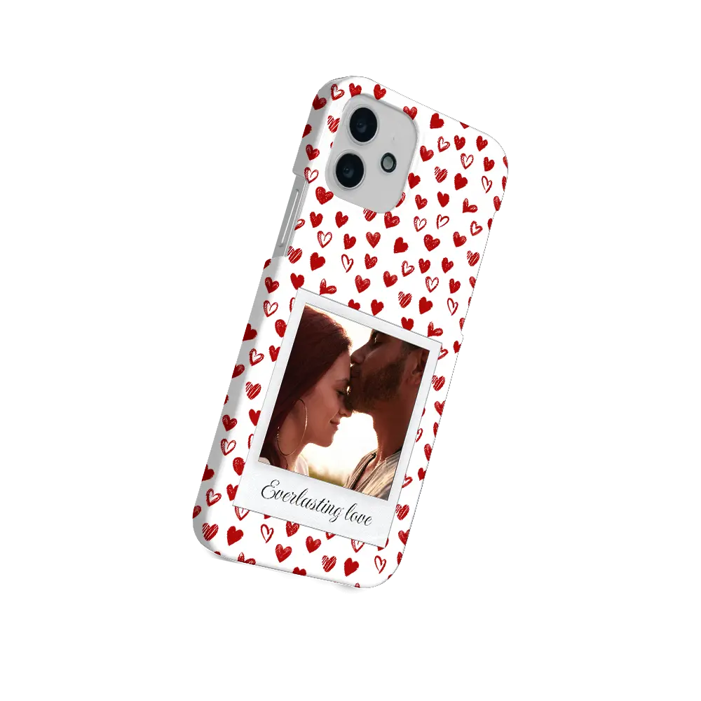 Polaroid Hearts - brugerdefineret iPhone-etui