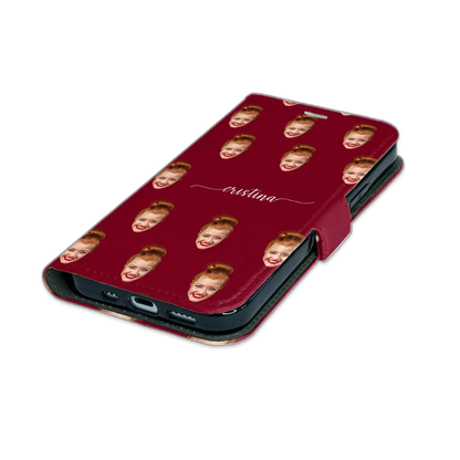 Face & Swirls - brugerdefineret iPhone-etui