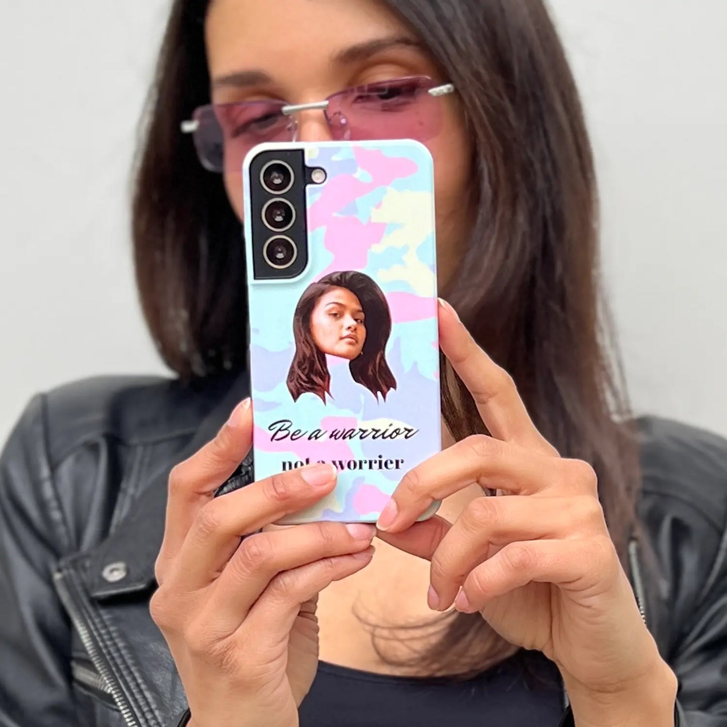 Let’s Face It - Camouflage - Personalised Galaxy A Case