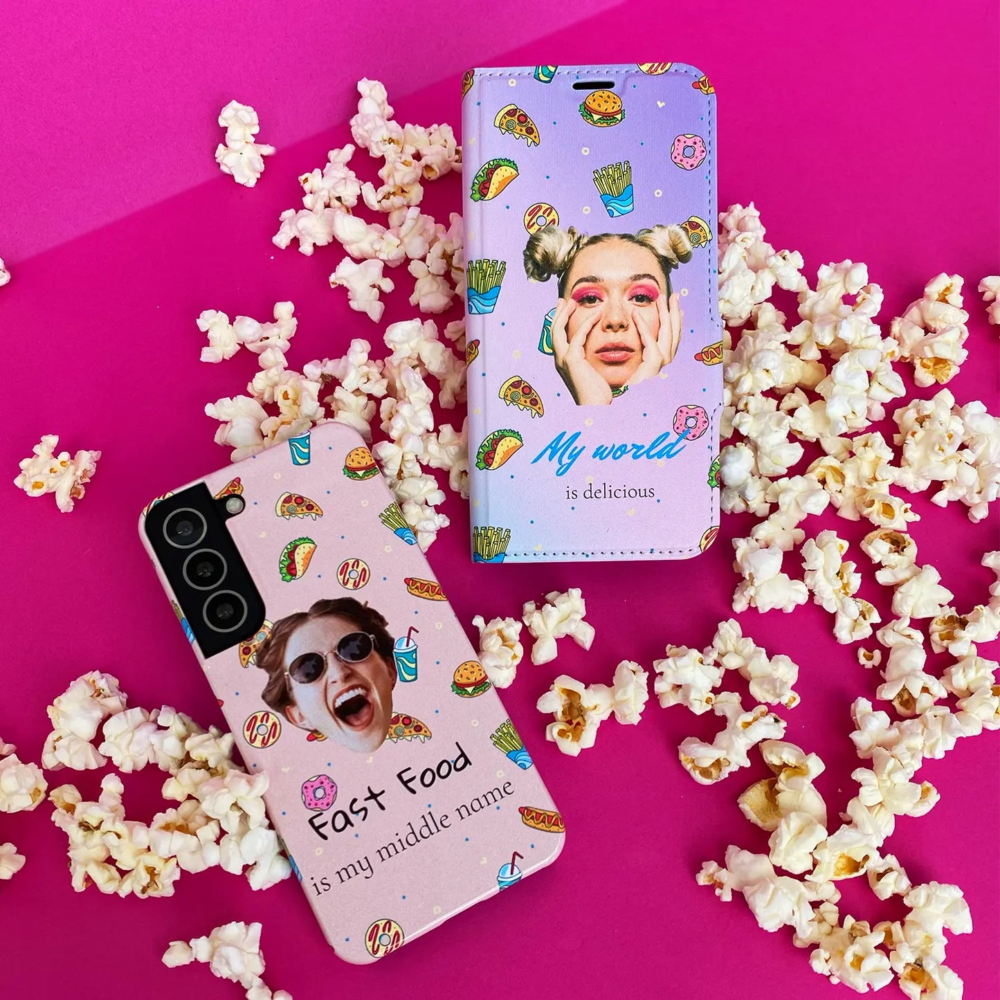 Let’s Face It - Food - Personalised iPhone Case