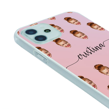 Face & Swirls - Personalised Galaxy S Case