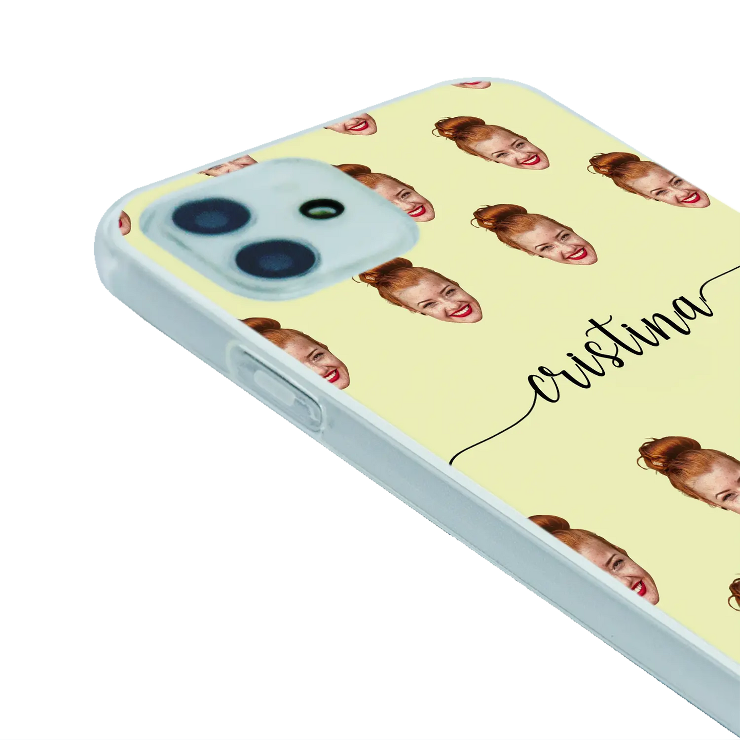 Face & Swirls - Personalised Galaxy A Case