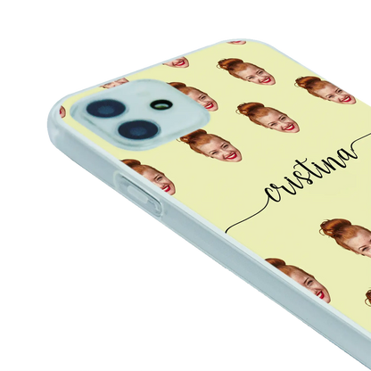 Face & Swirls - Personalised Galaxy A Case