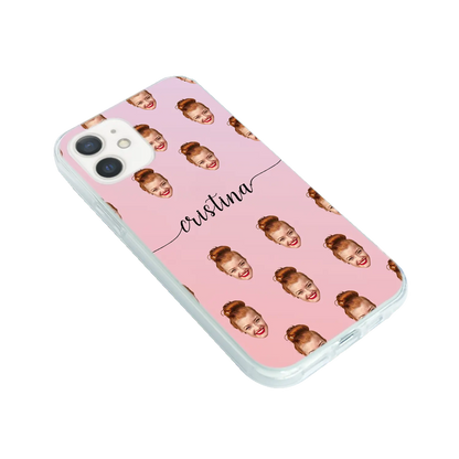 Face & Swirls - Personalised Galaxy S Case