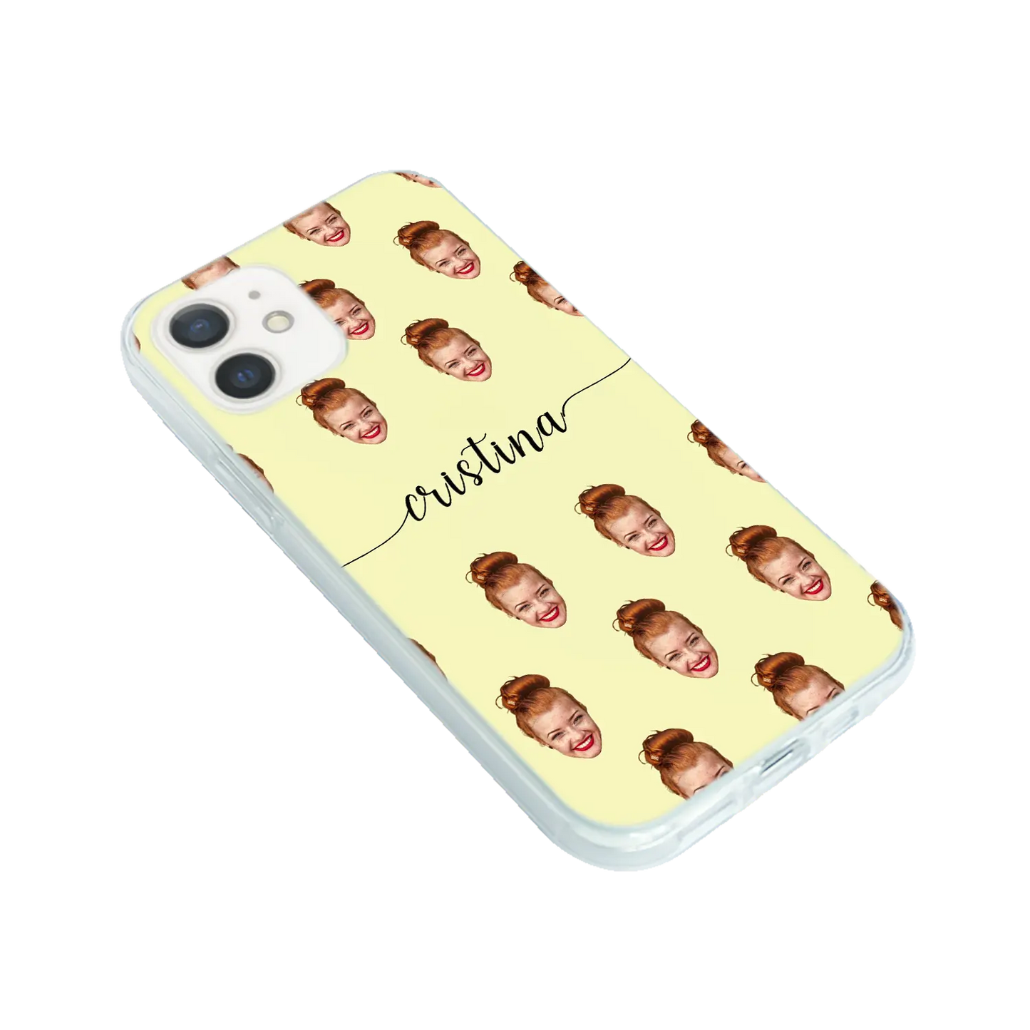 Face & Swirls - Personalised Galaxy A Case