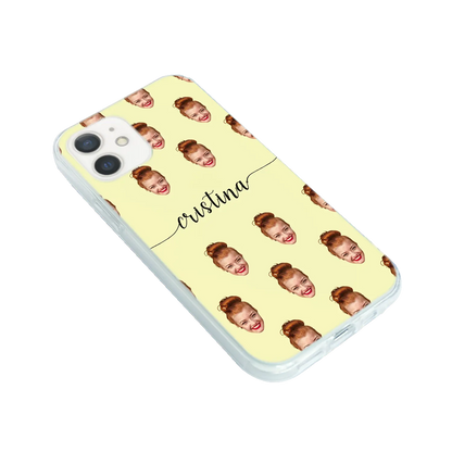 Face & Swirls - Personalised Galaxy A Case