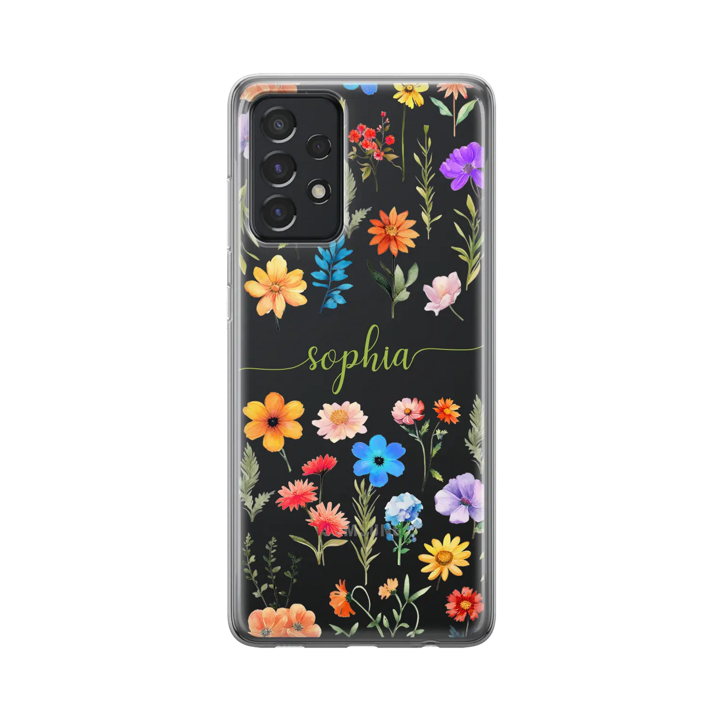 Flowers - Personalised Galaxy A case