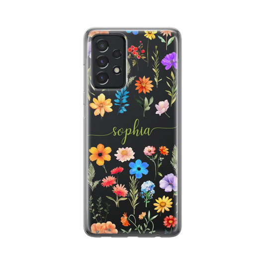 Flowers - Personalised Galaxy A case