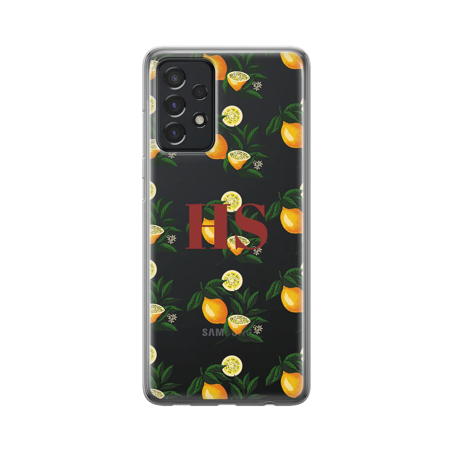 Lemon pattern - Personalised Galaxy A Case