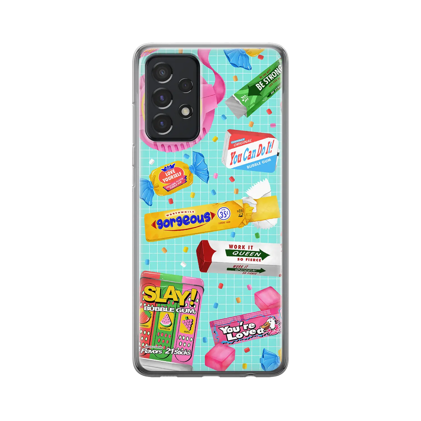 Slay Bubble Gum - Personalised Galaxy A Case