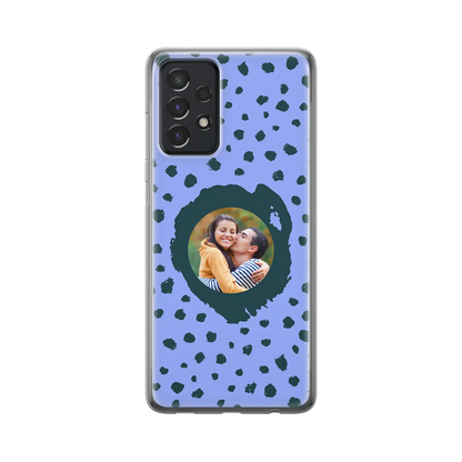 Grunge Dots Photo Style - Personalised Galaxy A Case