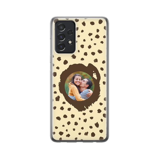 Grunge Dots Photo Style - Personalised Galaxy A Case