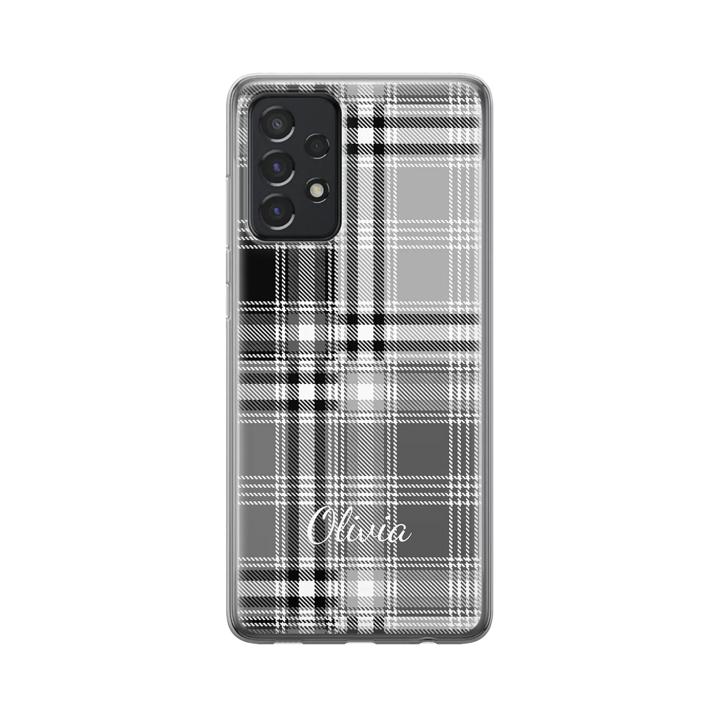 Plaid & Simple - Personalised Galaxy A Case