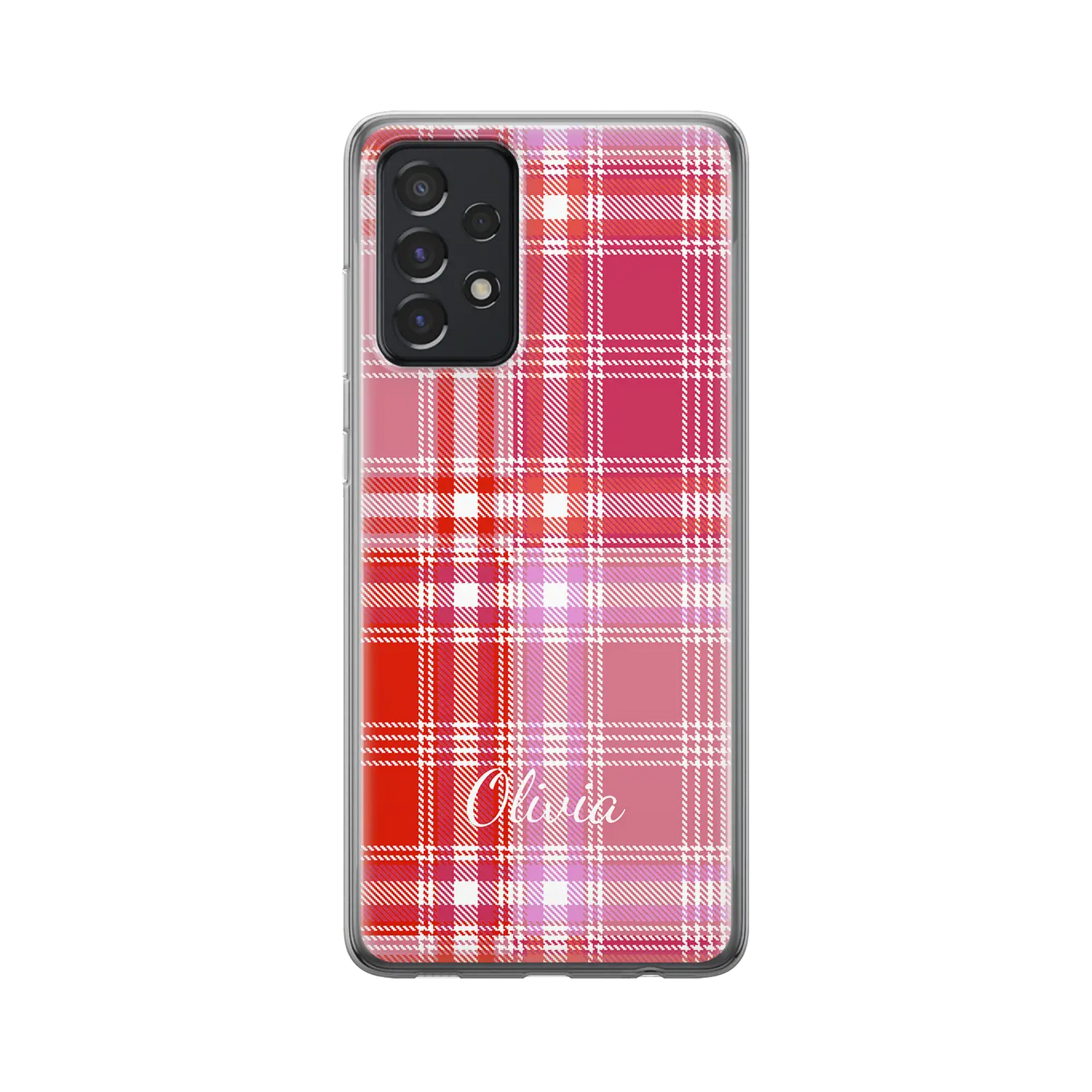 Plaid & Simple - Personalised Galaxy A Case