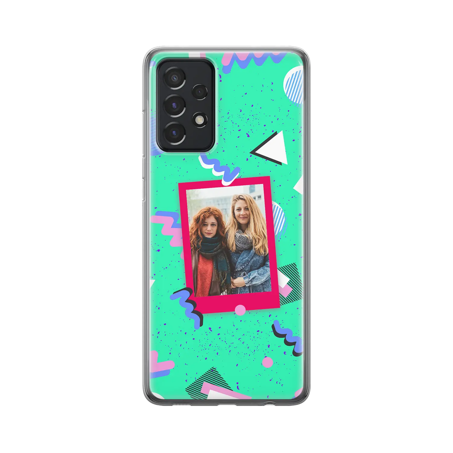 Retro Splash - Personalised Galaxy A Case