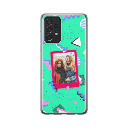 Retro Splash - Personalised Galaxy A Case