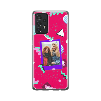 Retro Splash - Personalised Galaxy A Case