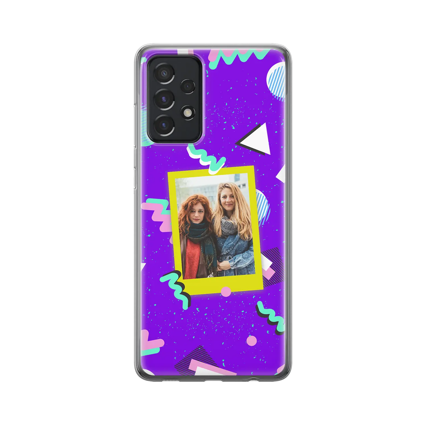 Retro Splash - Personalised Galaxy A Case