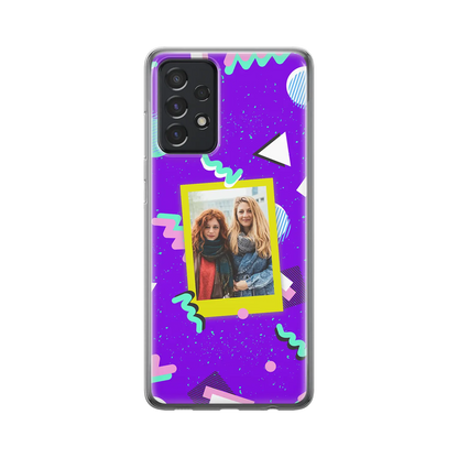 Retro Splash - Personalised Galaxy A Case