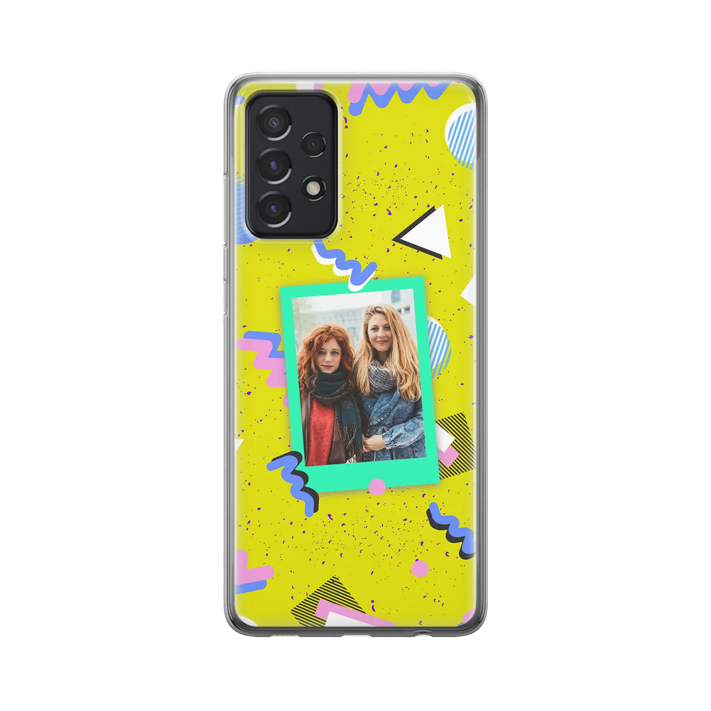 Retro Splash - Personalised Galaxy A Case