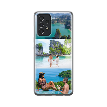 3 Pictures - Personalised Galaxy A Case