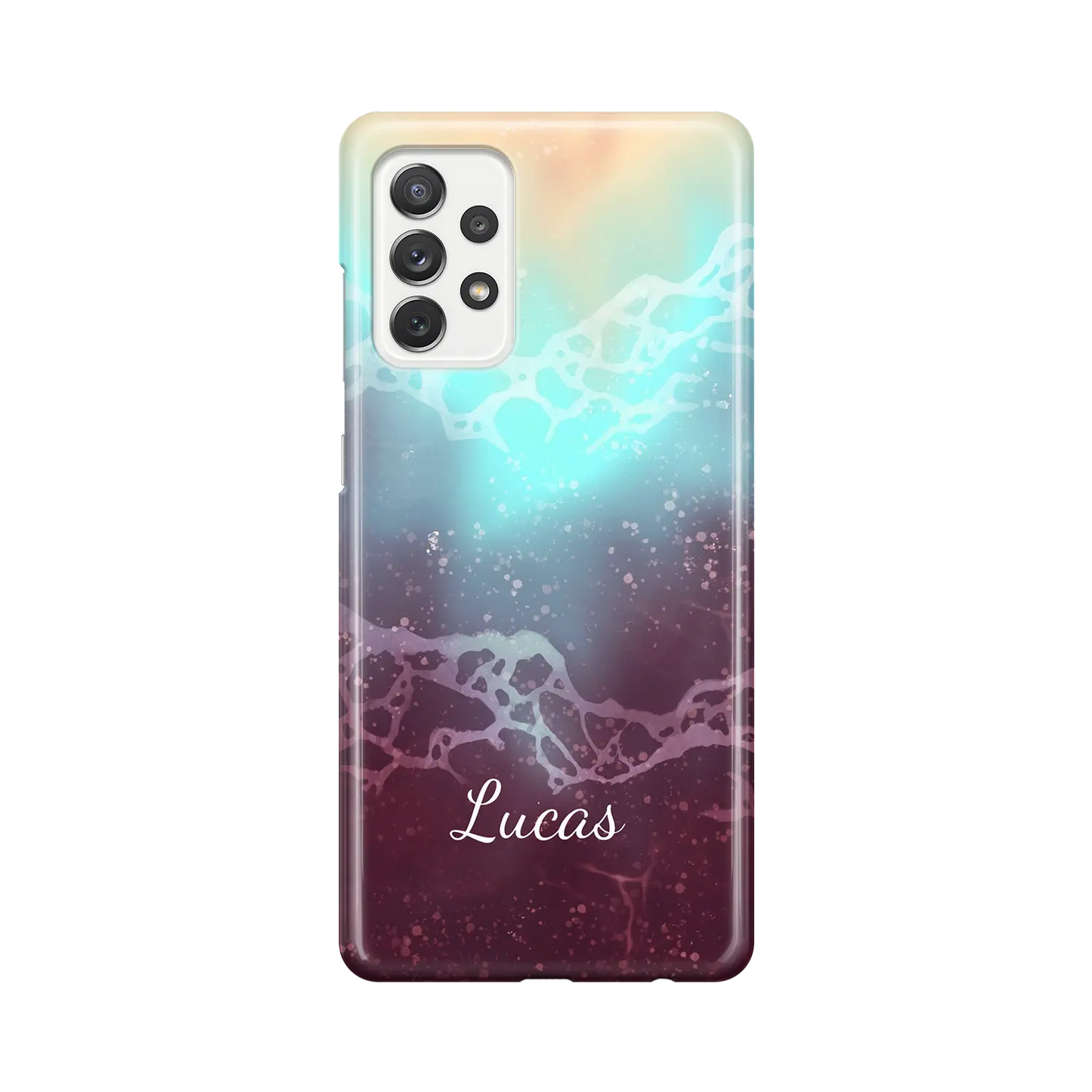 Sea Foam - Personalised Galaxy A Case