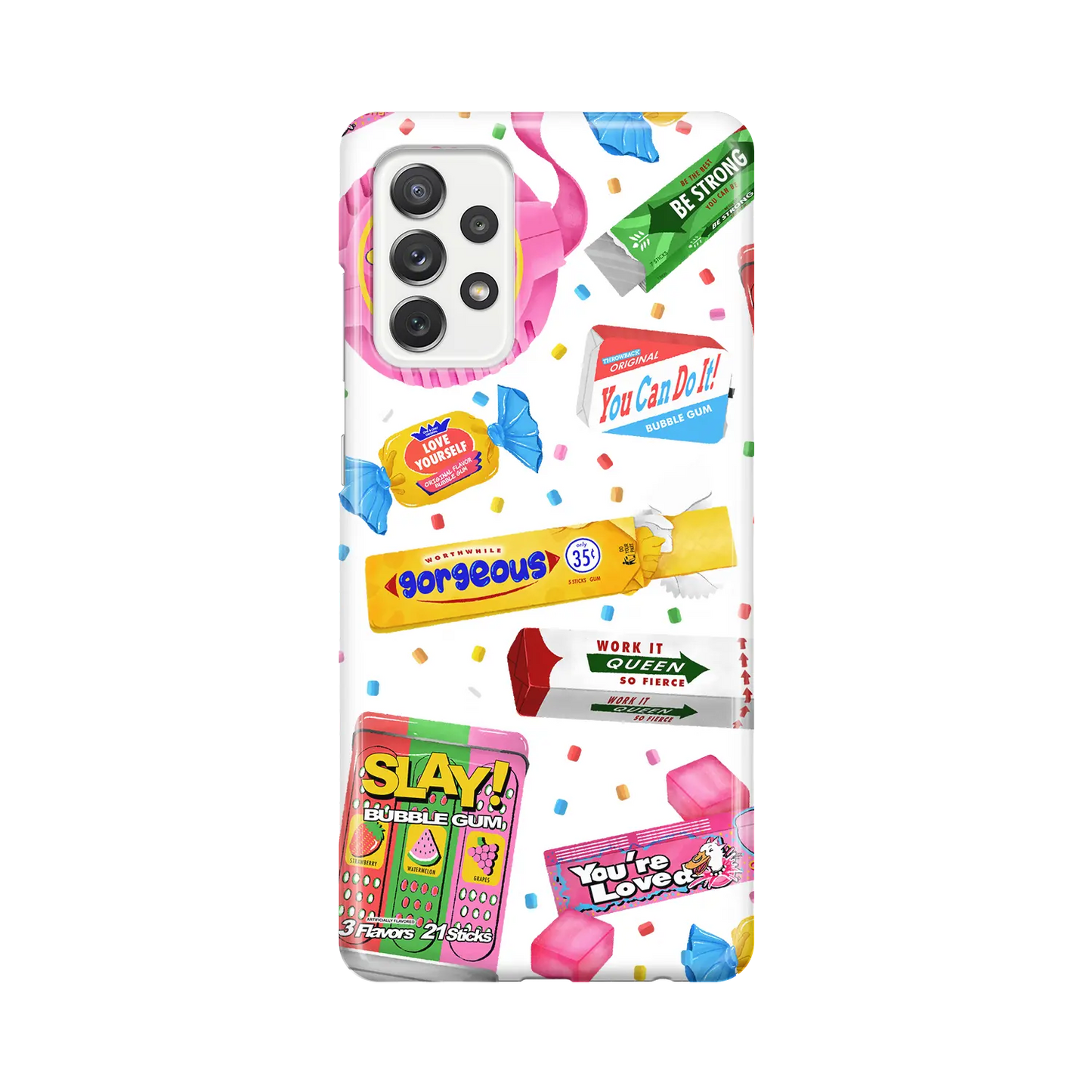 Slay Bubble Gum - Personalised Galaxy A Case