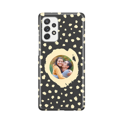 Grunge Dots Photo Style - Personalised Galaxy A Case