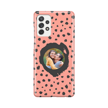 Grunge Dots Photo Style - Personalised Galaxy A Case