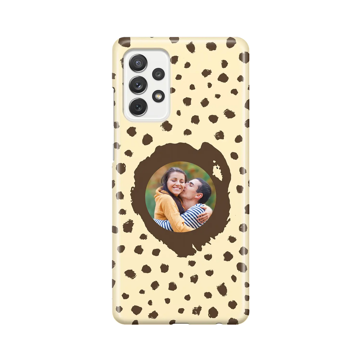 Grunge Dots Photo Style - Personalised Galaxy A Case