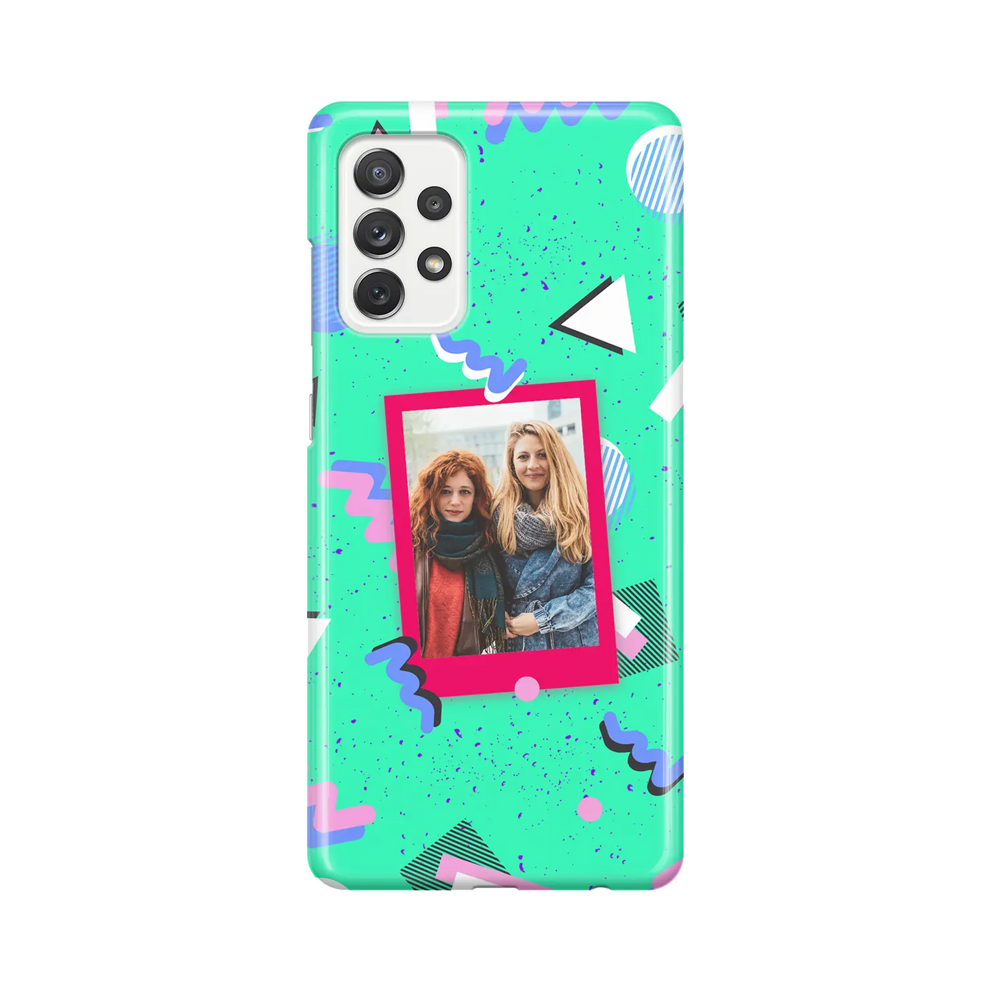 Retro Splash - Personalised Galaxy A Case