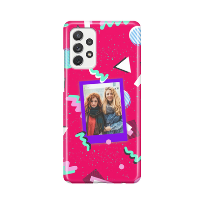 Retro Splash - Personalised Galaxy A Case