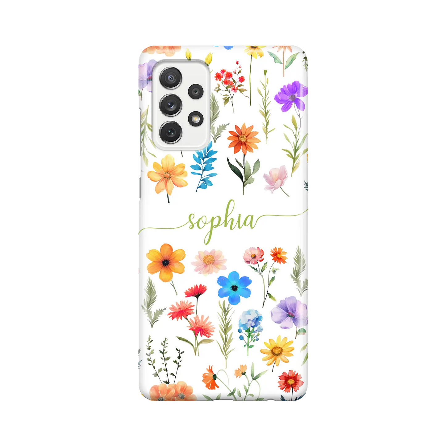 Flowers - Personalised Galaxy A case