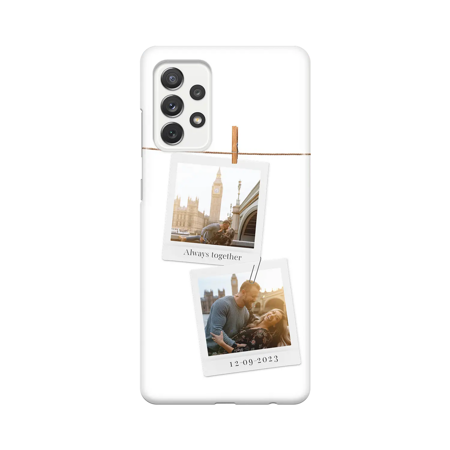 Polaroid Duo - Personalised Galaxy A Case