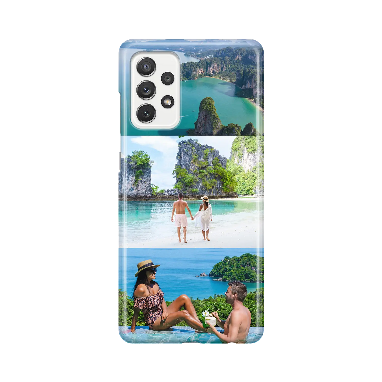 3 Pictures - Personalised Galaxy A Case