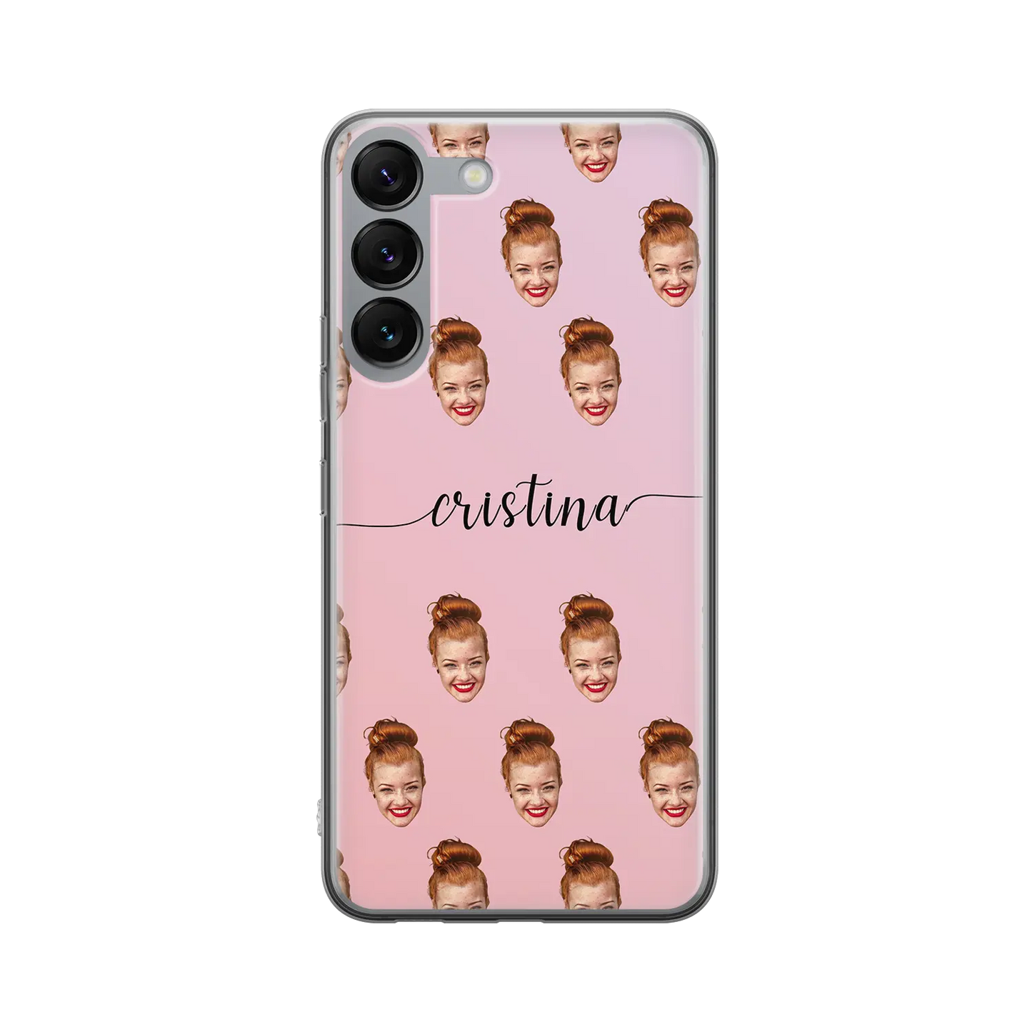 Face & Swirls - Personalised Galaxy S Case