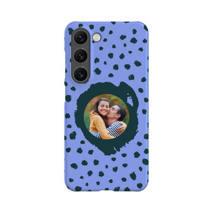 Grunge Dots Photo Style - Personalised Galaxy S Case