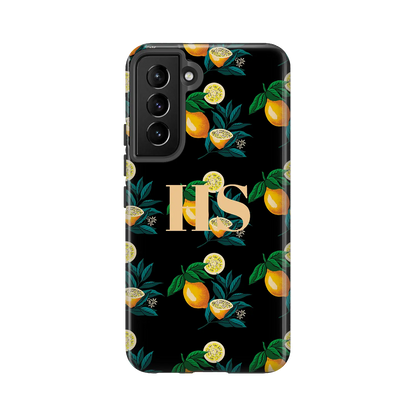 Lemon pattern - Personalised Galaxy S Case