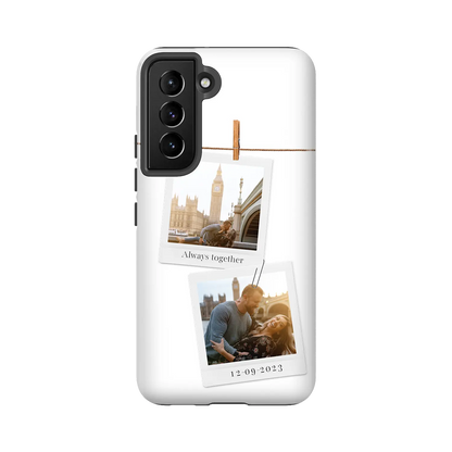 Polaroid Duo - Personalised Galaxy S Case