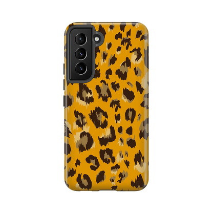 Wild Cheetah Print - Personalised Galaxy S Case