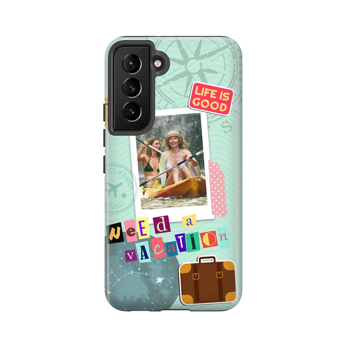 Need A Vacation - Personalised Galaxy S Case